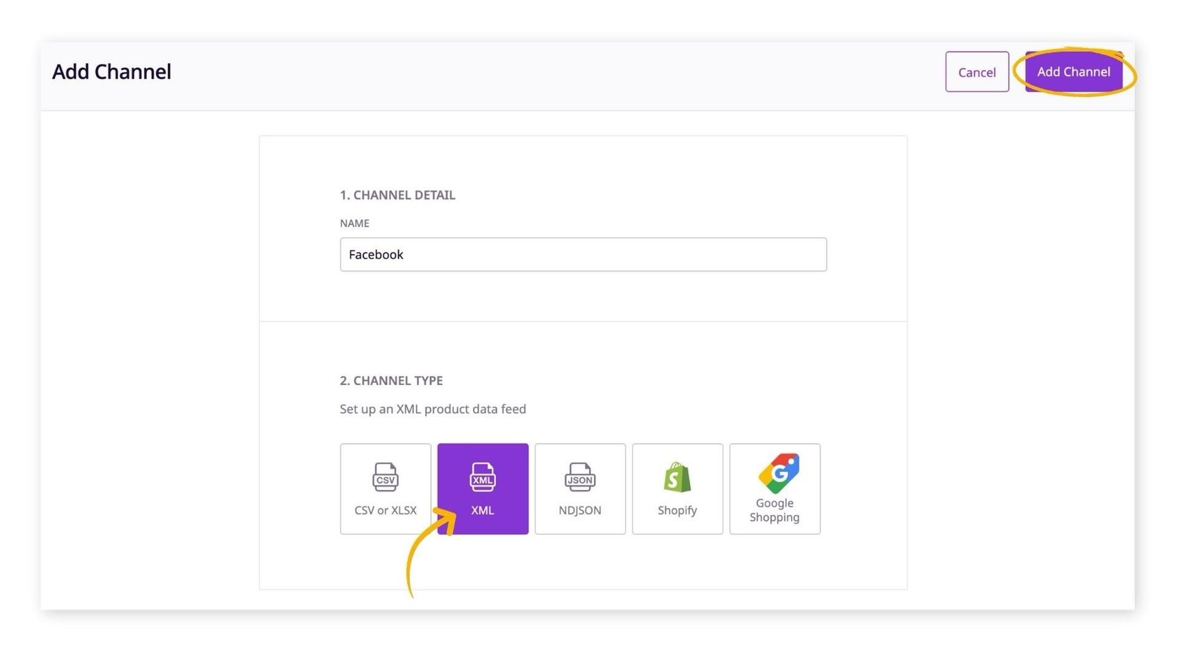 Facebook (Meta) Creating an XML feed for Facebook Catalog Manager